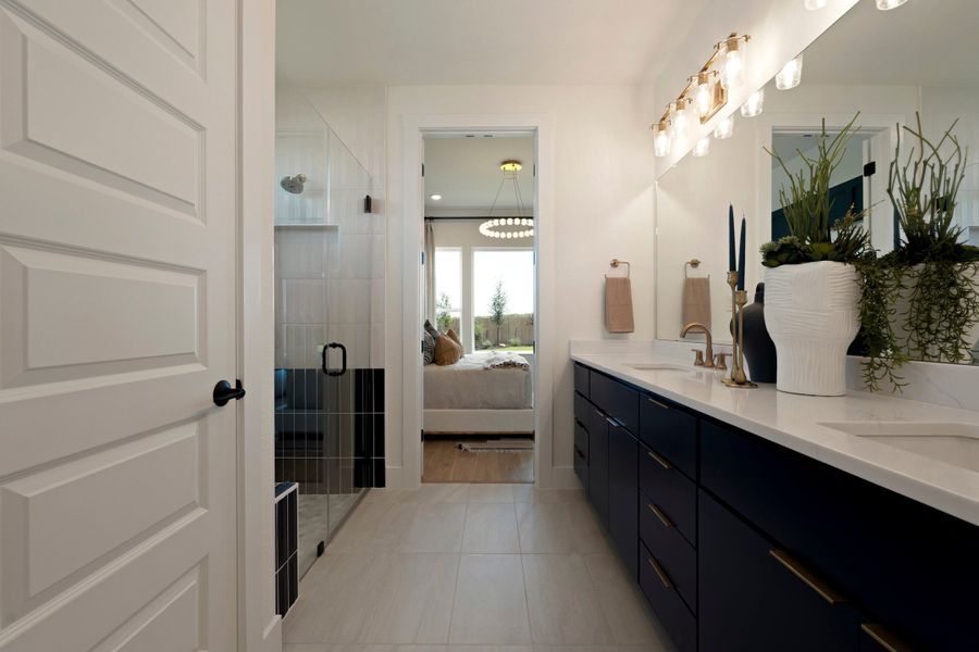 Furnished interior view inside a new home in Lagos Reserve, Manor (Image 39).