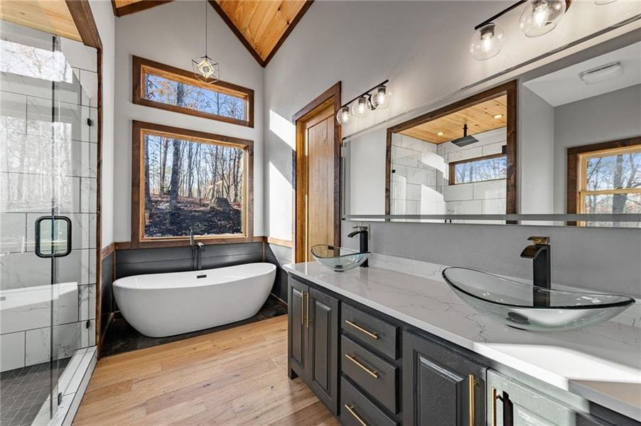 Furnished interior view inside a new home in , McCaysville (Image 3).