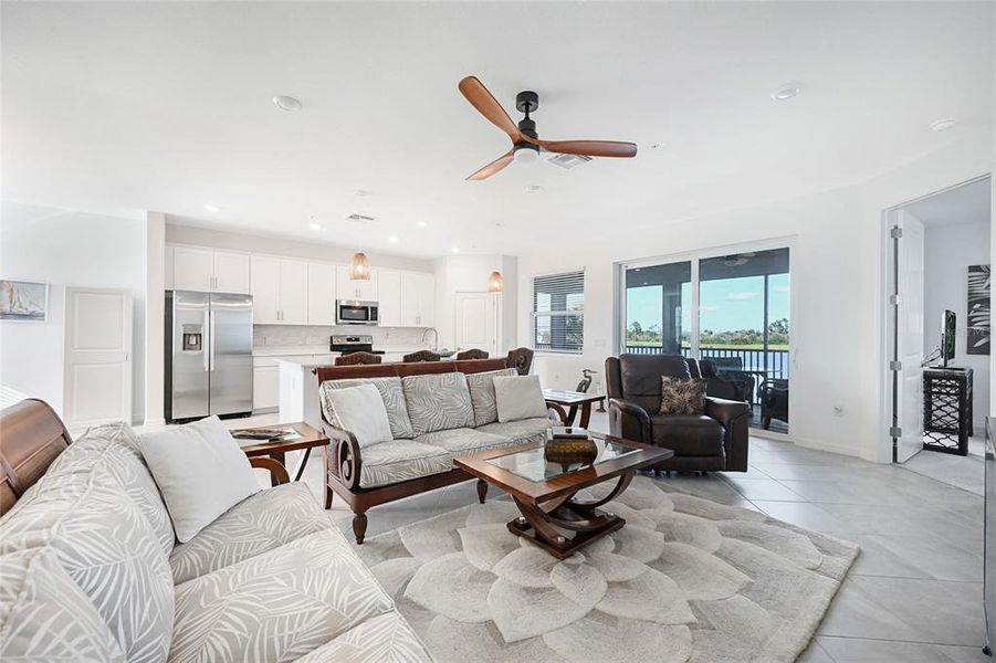 Furnished interior view inside a new home in , Punta Gorda (Image 15).