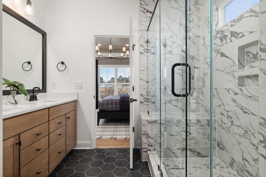 Representative furnished interior of a home built from the Stonebrook by Pulte Homes in Saunders Farm, Fuquay Varina (Image 12).