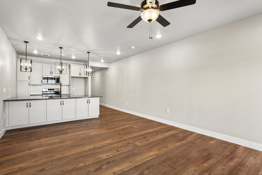 Spacious, unfurnished interior of a new home in Northfield at Old Town, Fort Collins (Image 8).