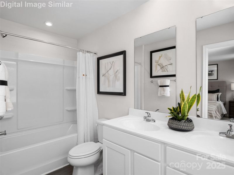 Furnished interior view inside a new home in , China Grove (Image 9).