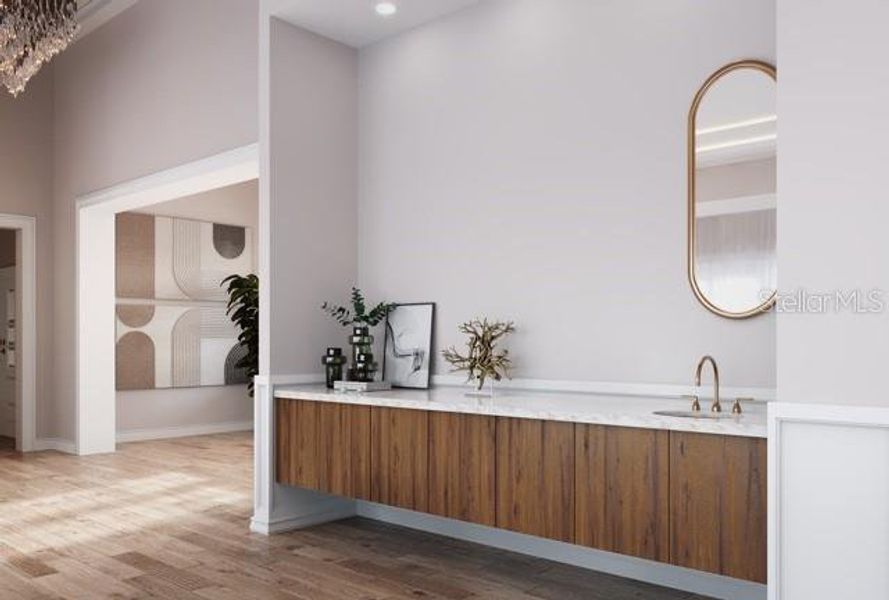 Furnished interior view inside a new home in , Palm Coast (Image 8).