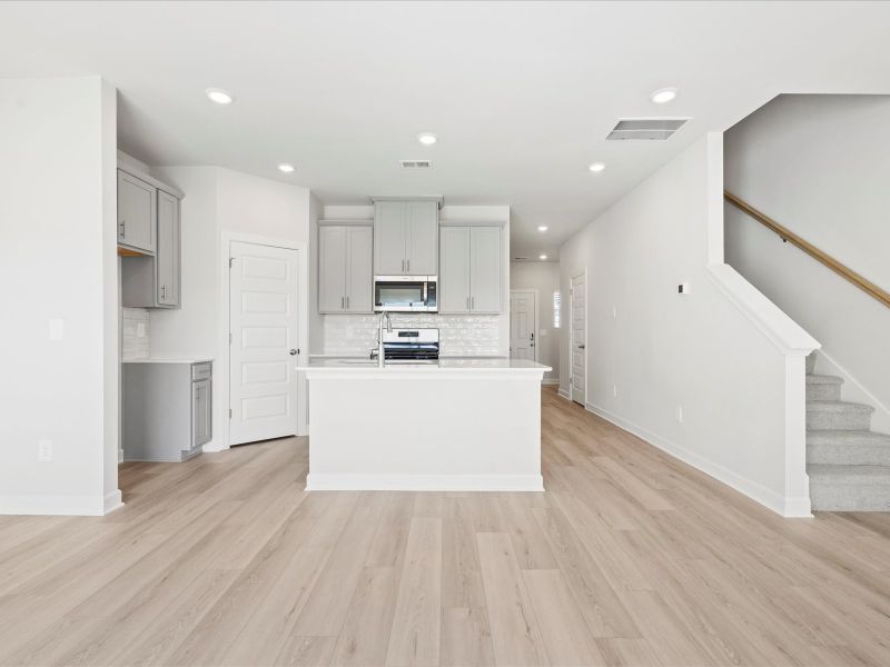 Furnished interior view inside a new home in Valentine Townes, Greer (Image 4).