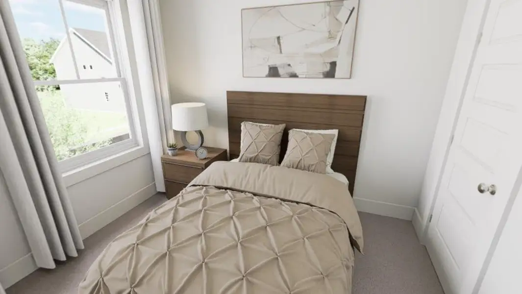 Furnished interior view inside a new home in Golden Gate, High Point (Image 10).