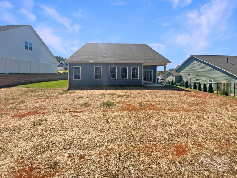 Exterior details and patio area of a home in Edgewater, Lancaster (Image 4). Exterior details and patio area of a home in Edgewater, Lancaster (Image 4).