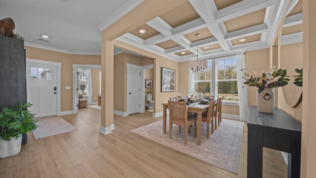Furnished interior view inside a new home in Foxbank, Gray Court (Image 13).