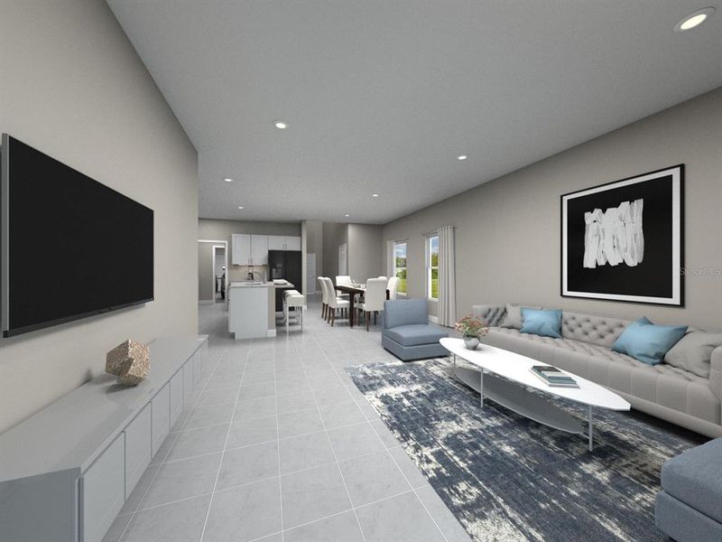 Furnished interior view inside a new home in Cyrene at Minneola, Minneola (Image 5).