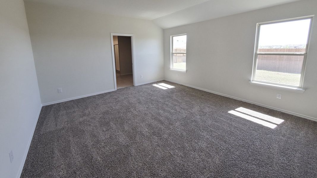 Representative unfurnished interior of a home built from the X40S Seabrook by D.R. Horton in Valor Farms, Royse City (Image 12).