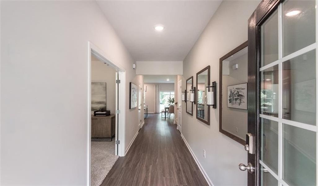 Furnished interior view inside a new home in Preserve at Mountain Creek, Pendergrass (Image 11). Furnished interior view inside a new home in Preserve at Mountain Creek, Pendergrass (Image 11).