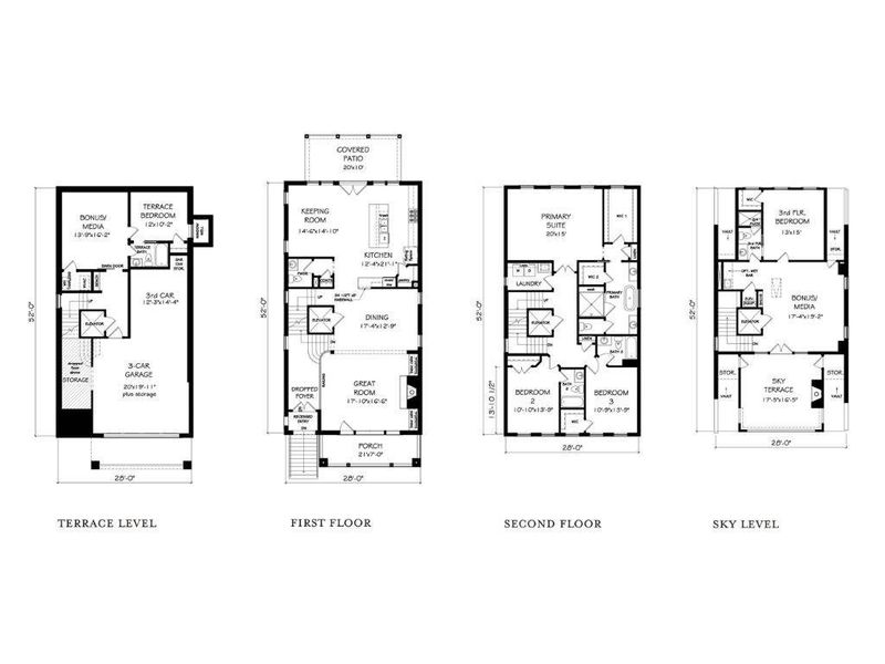 2D floor plan layout of this home in , Suwanee, GA (Image 6).