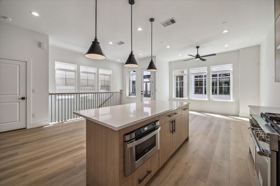 Furnished interior view inside a new home in , Houston (Image 8).
