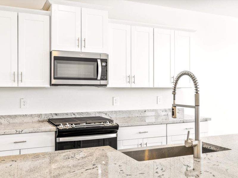 Kitchen modeled in Onyx floorplan