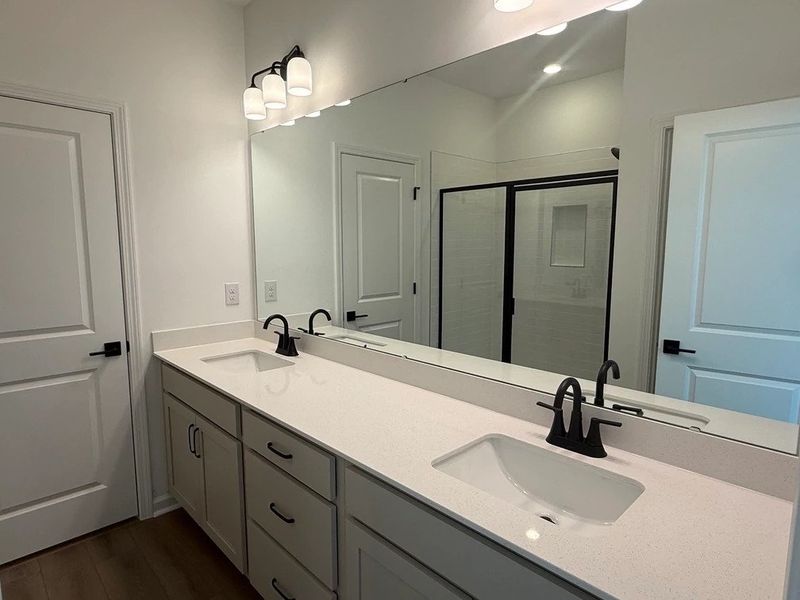 Furnished interior view inside a new home in The Point, Rolesville (Image 7).