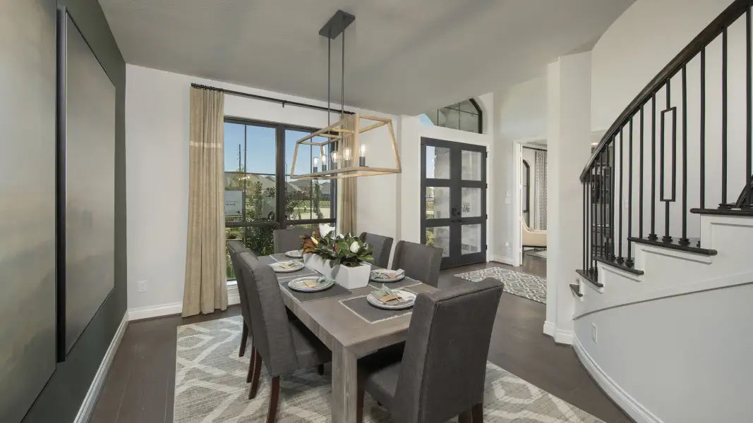 Furnished interior view inside a new home in Sweetgrass, Haslet (Image 22).
