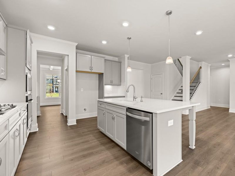 Furnished interior view inside a new home in Haven Abbey, Cumming (Image 7).