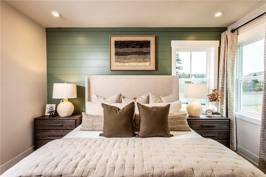 Furnished interior view inside a new home in Towne Village at Suwanee Dam, Sugar Hill (Image 10). Furnished interior view inside a new home in Towne Village at Suwanee Dam, Sugar Hill (Image 10).