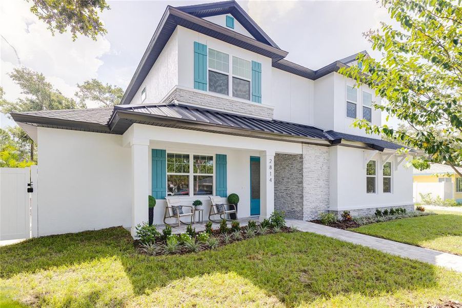Exterior details and patio area of a home in , Gulfport (Image 34). Exterior details and patio area of a home in , Gulfport (Image 34).