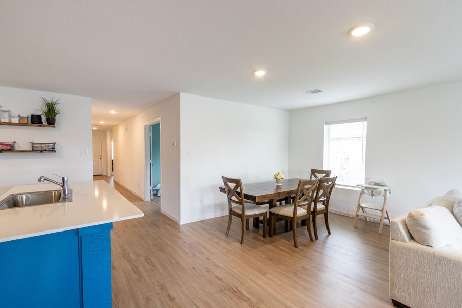 Furnished interior view inside a new home in Samara, League City (Image 17).