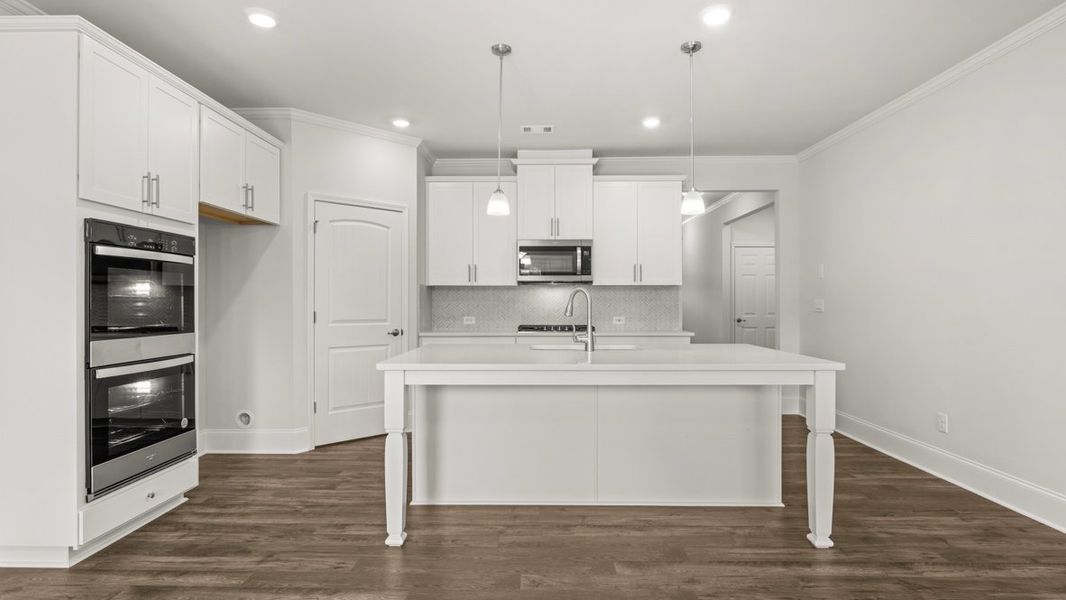 Representative furnished interior of a home built from the Caliborne by D.R. Horton in Hamptons at Riverwood North, Dallas (Image 6).