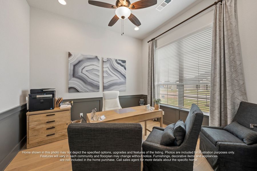 Furnished interior view inside a new home in Serenity Estates, Lorena (Image 6).