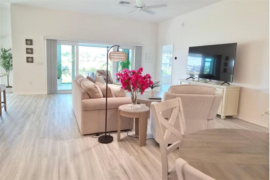 Furnished interior view inside a new home in , The Villages (Image 16).