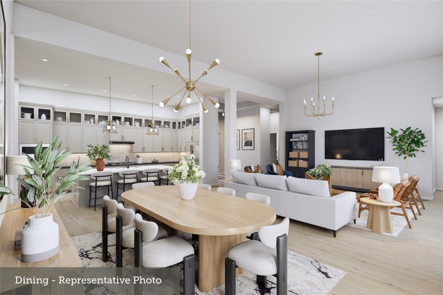 Furnished interior view inside a new home in Briarley, Montgomery (Image 4).