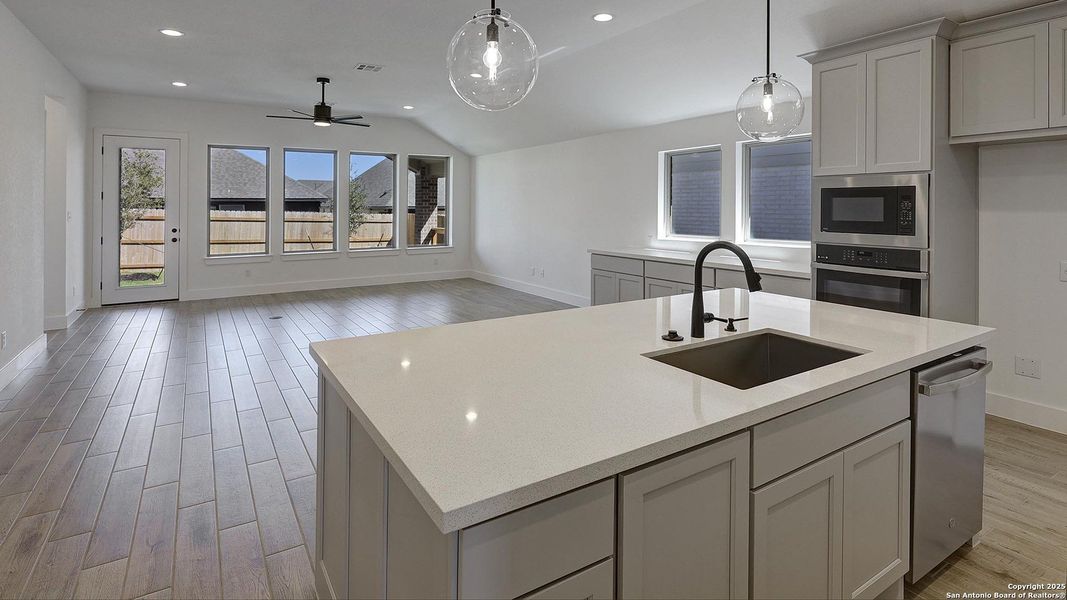 Furnished interior view inside a new home in Corley Farms 50', Boerne (Image 8). Furnished interior view inside a new home in Corley Farms 50', Boerne (Image 8).