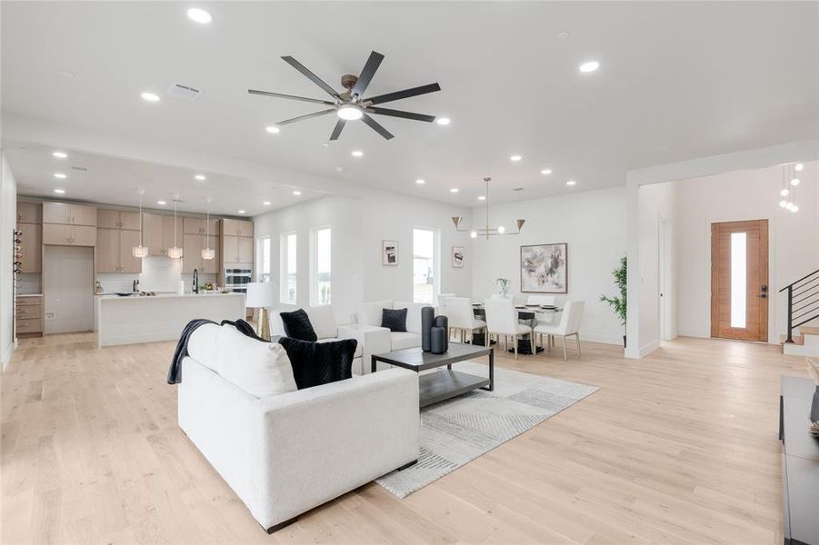 Furnished interior view inside a new home in , Red Oak (Image 7).