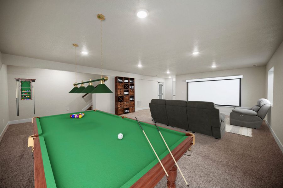 Representative furnished interior of a home built from the Sage by View Homes in The Glen, Colorado Springs (Image 17). Representative furnished interior of a home built from the Sage by View Homes in The Glen, Colorado Springs (Image 17).