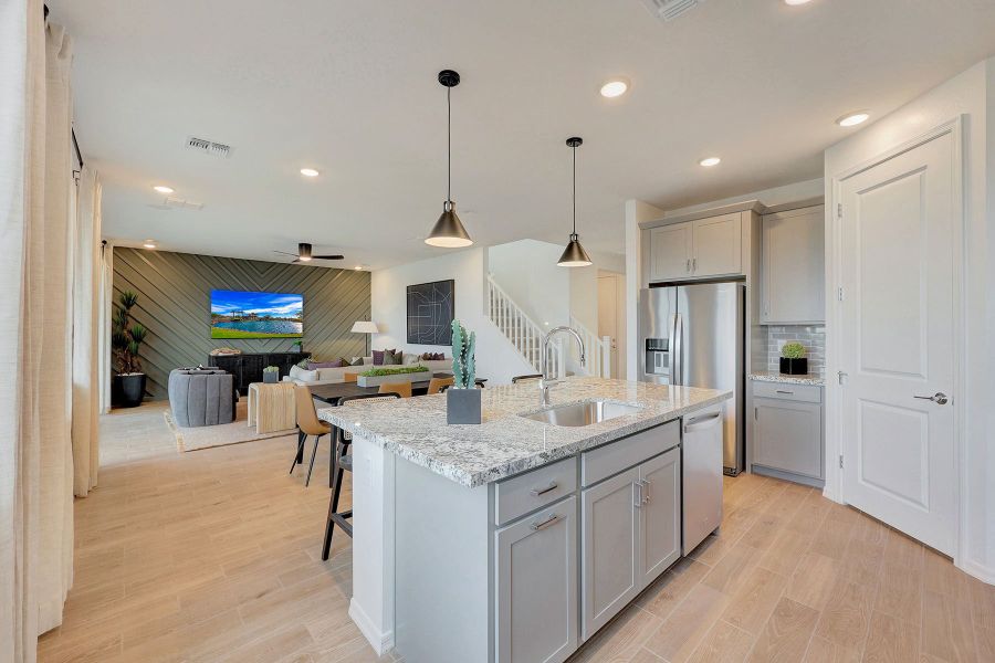 Representative furnished interior of a home built from the Sienna by Mattamy Homes in Tyler Ranch, Buckeye (Image 28).