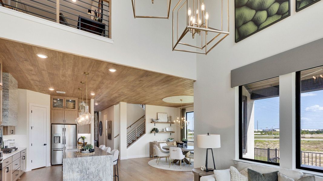 Representative furnished interior of a home built from the Elm by DRB Homes in Azalea, Pattison (Image 14).
