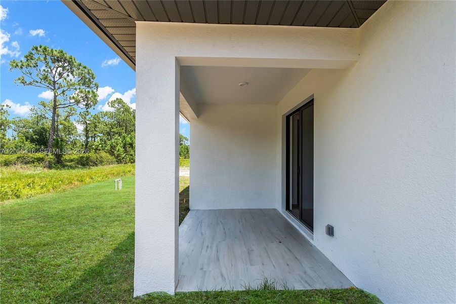 Exterior details and patio area of a home in , Sebring (Image 3). Exterior details and patio area of a home in , Sebring (Image 3).