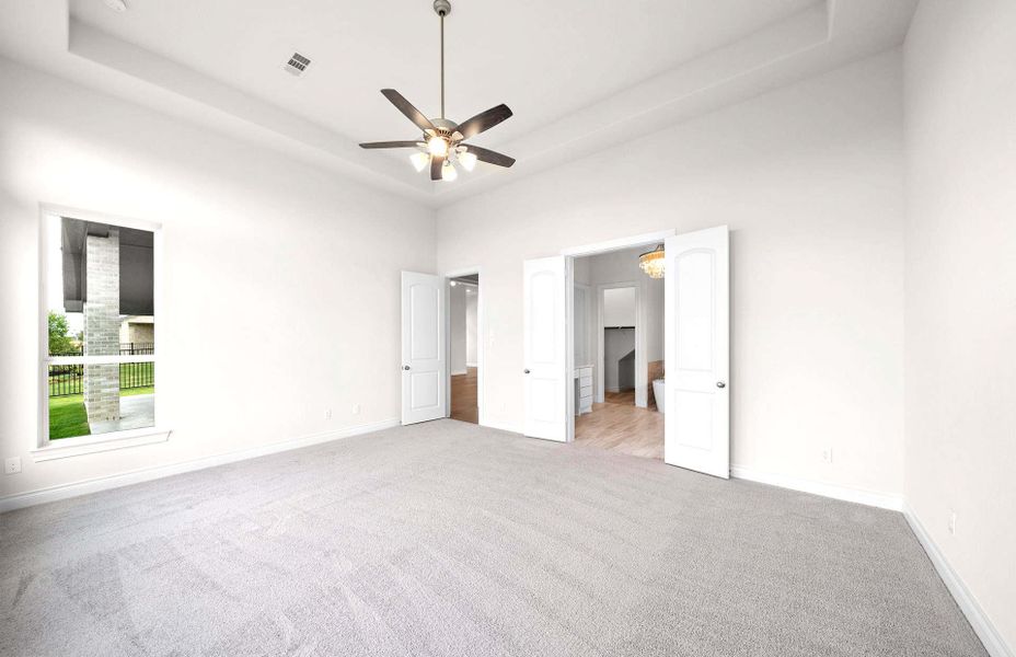 Spacious, unfurnished interior of a new home in Bridgeland 60′, Cypress (Image 36).