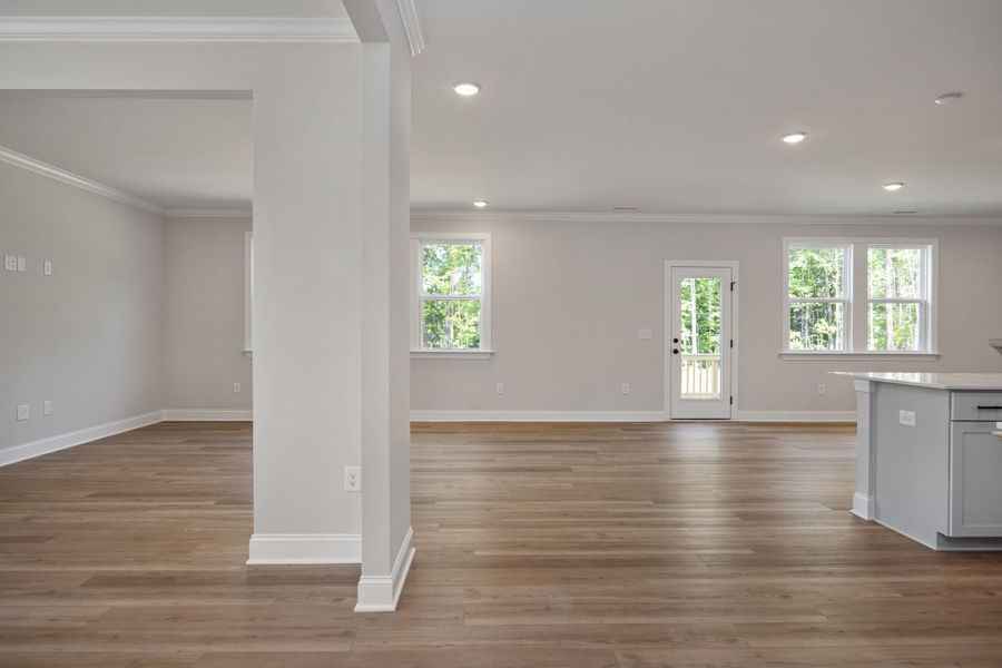 Representative unfurnished interior of a home built from the The Beech by Davidson Homes LLC in Wendell Ridge, Wendell (Image 39).