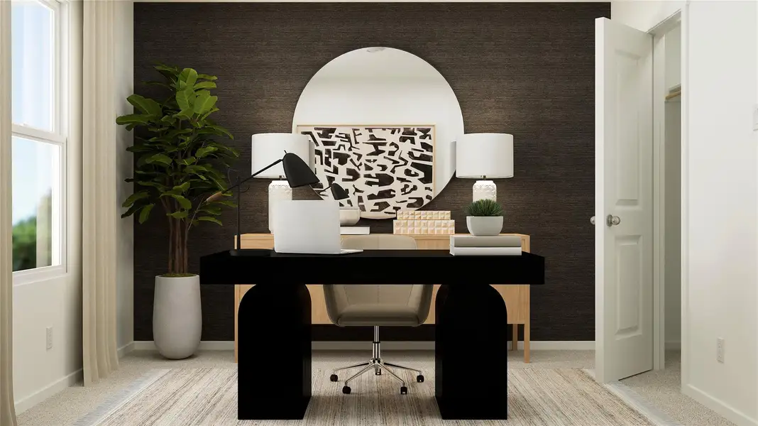 Furnished interior view inside a new home in Firefly Pointe, Hutto (Image 3).