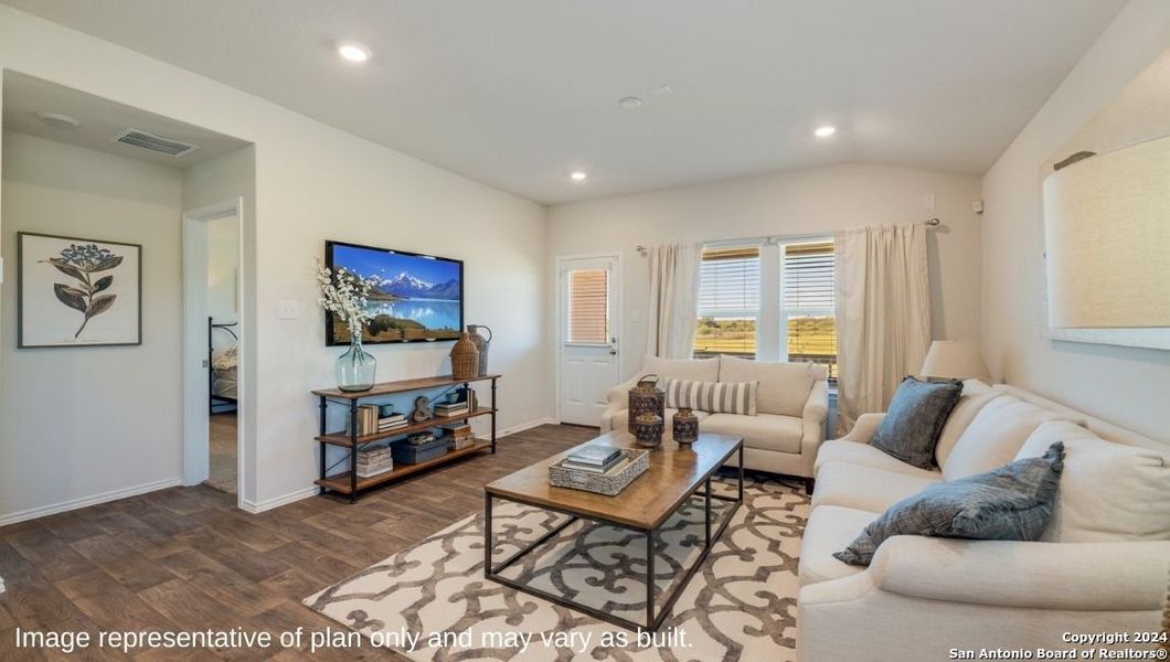 Furnished interior view inside a new home in Riverstone at Westpointe, San Antonio (Image 12).