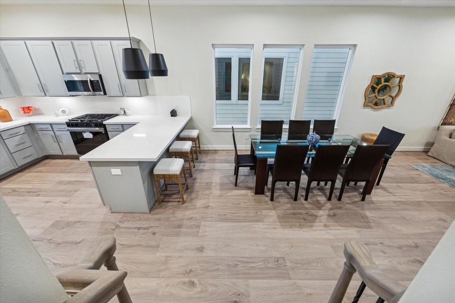 Furnished interior view inside a new home in Willowbend Point, Houston (Image 3).