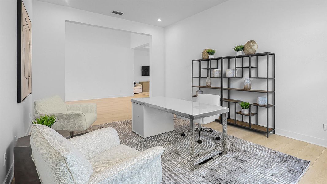 Furnished interior view inside a new home in L'Ambiance at Avenir, Palm Beach Gardens (Image 9).