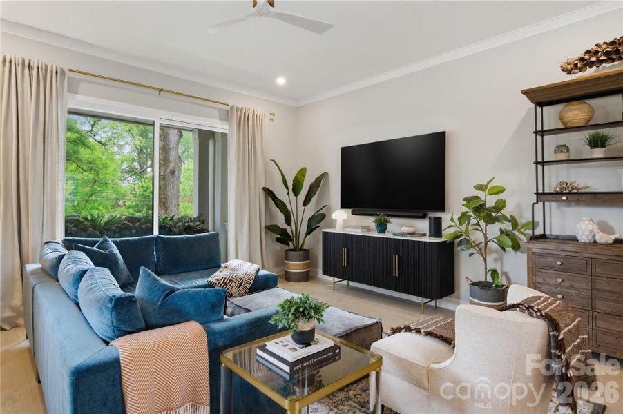 Furnished interior view inside a new home in , Charlotte (Image 11).