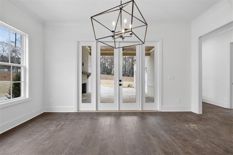 Spacious, unfurnished interior of a new home in , Suwanee (Image 49).