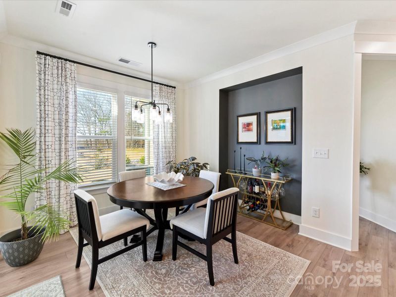 Furnished interior view inside a new home in , Mooresville (Image 9).