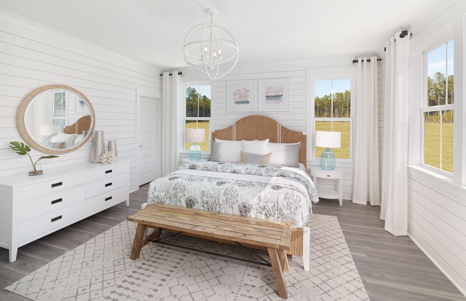 Representative furnished interior of a home built from the Primrose by Pulte Homes in Long Savanna, Charleston (Image 7).