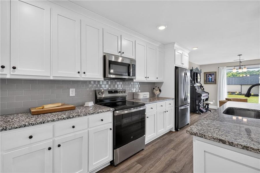 Furnished interior view inside a new home in , Winder (Image 15).