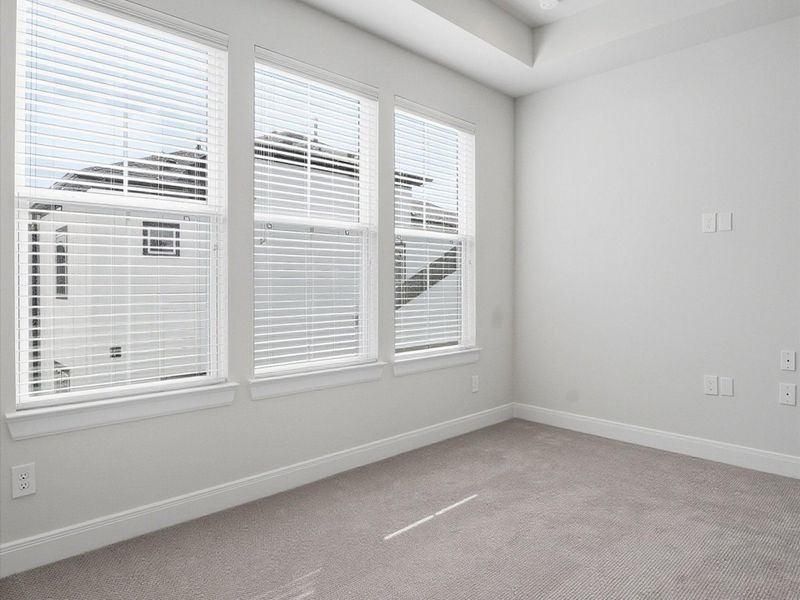 Spacious, unfurnished interior of a new home in The Corner At Buffalo Pointe, Houston (Image 18). Spacious, unfurnished interior of a new home in The Corner At Buffalo Pointe, Houston (Image 18).