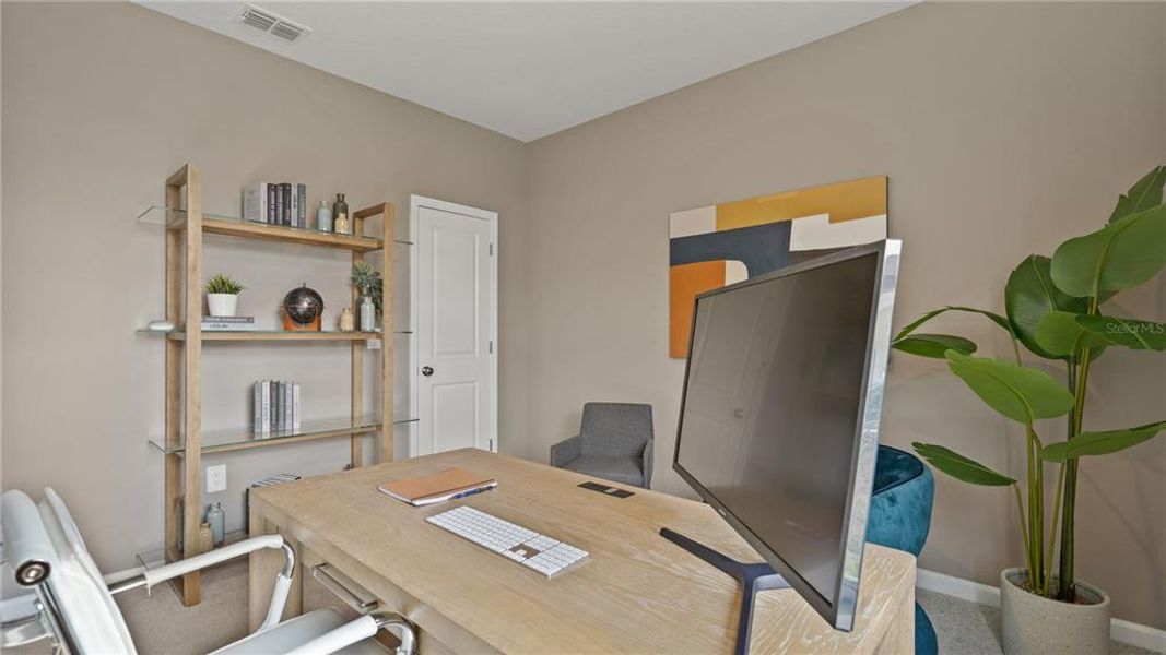 Furnished interior view inside a new home in Crosswinds, Haines City (Image 16).