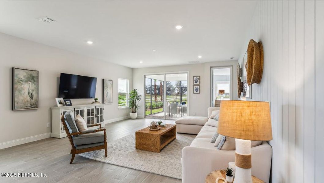 Furnished interior view inside a new home in Silver Falls Single Family at SilverLeaf: Silver Falls 50s at SilverLeaf, St. Johns (Image 20). Furnished interior view inside a new home in Silver Falls Single Family at SilverLeaf: Silver Falls 50s at SilverLeaf, St. Johns (Image 20).