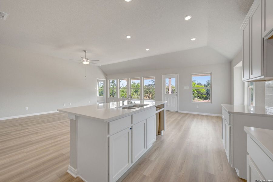 Furnished interior view inside a new home in Chaparral Ranch, Floresville (Image 10).