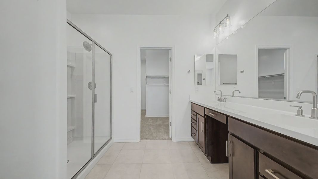 Furnished interior view inside a new home in Teravalis, Buckeye (Image 24). Furnished interior view inside a new home in Teravalis, Buckeye (Image 24).
