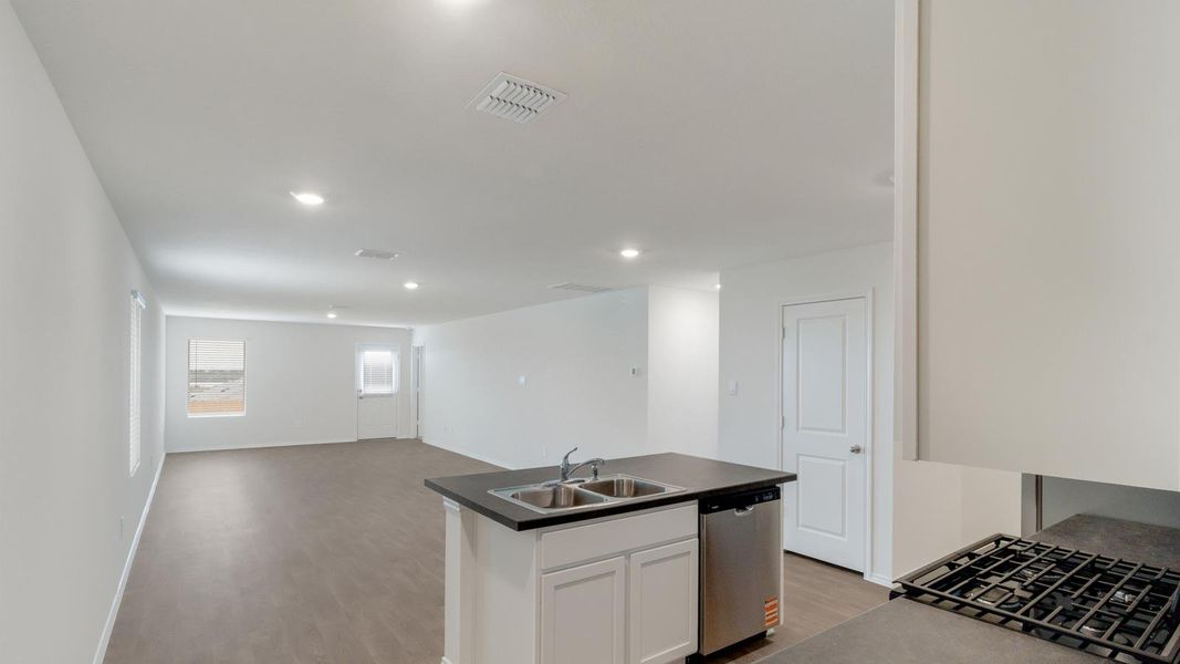 Furnished interior view inside a new home in Wayside, Uhland (Image 8).